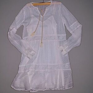 House of Harlow 1960 x REVOLVE - Karst Boho White Mini Dress - XS - NWOT